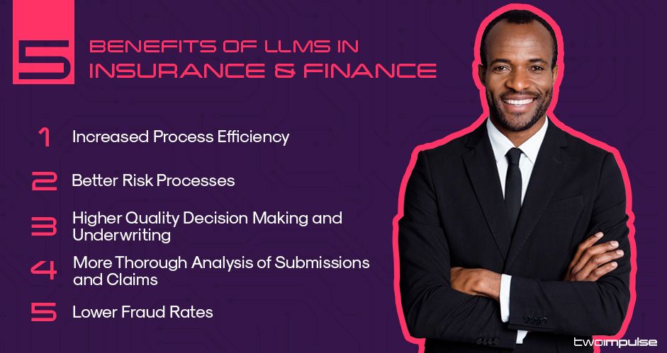 5 Benefits of LLMs in Insurance & Finance